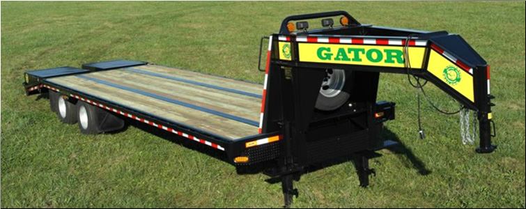 GOOSENECK TRAILER 30ft tandem dual - all heavy-duty equipment trailers special priced  Fulton County, Ohio